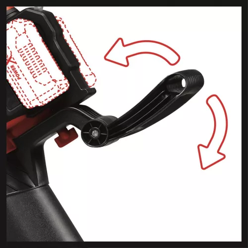Einhell akkus lombfúvó 36 V GE-CL 36/230 Li E -Solo Akku és töltő nélkül