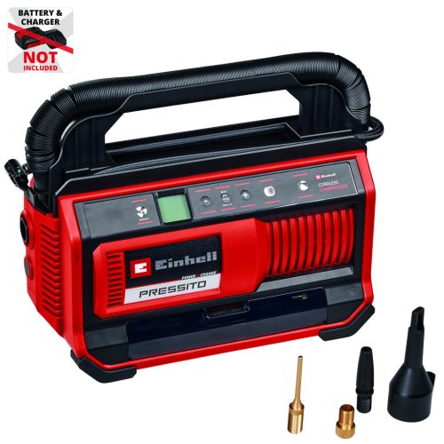 Einhell Akkus kompresszor 18 V PRESSITO 18/25 Akku és töltő nélkül