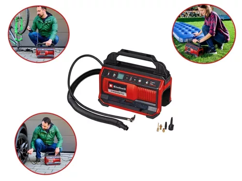 Einhell akkus és elektromos kompresszor 18 V PRESSITO 18/25 Hybrid - Solo Akku és töltő nélkül