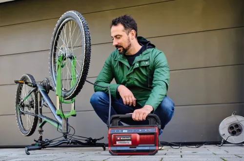 Einhell akkus és elektromos kompresszor 18 V PRESSITO 18/25 Hybrid - Solo Akku és töltő nélkül