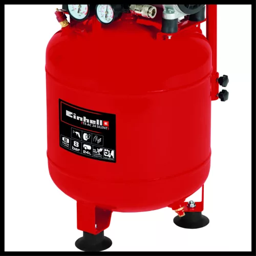 Einhell kompresszor, olajmentes 24 L 8 bar TE-AC 24 Silent plus