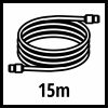 Einhell Magasnyomású tömlő 1/4" 15 m