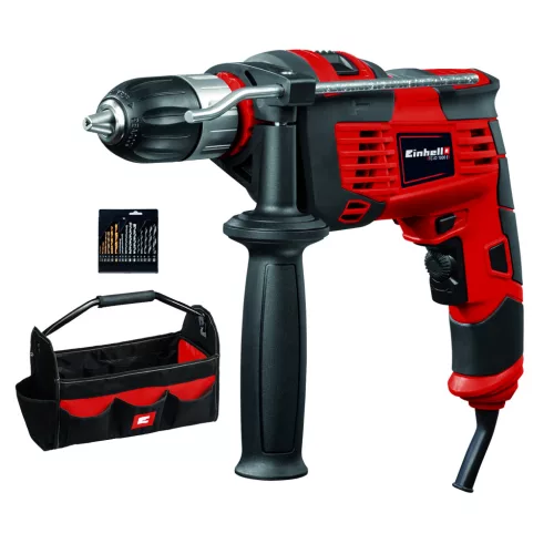 Einhell elektromos ütvefúró tartozékokkal 1010 W TC-ID 1000 E Kit Kofferben