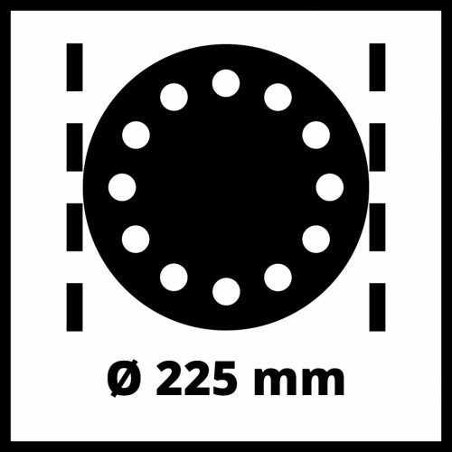 Einhell akkus falcsiszoló 18 V TP-DWS 18/225 Li BL Solo Akku és töltő nélkül