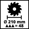 Einhell elektromos gérvágó 210 mm 1600 W TE-SM 2131 Dual