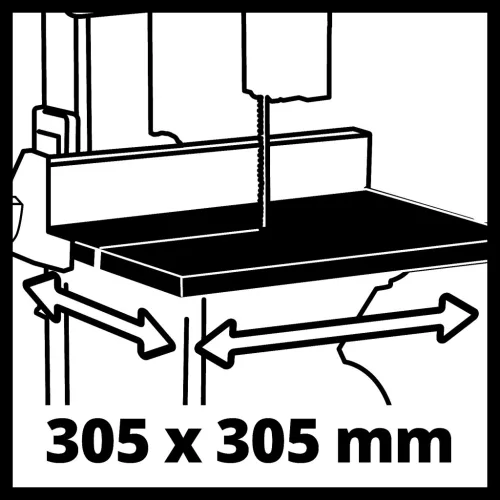 Einhell elektromos szalagfűrész 250 W TC-SB 200/1