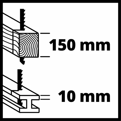 Einhell elektromos orrfűrész 750 W TE-AP 750 E