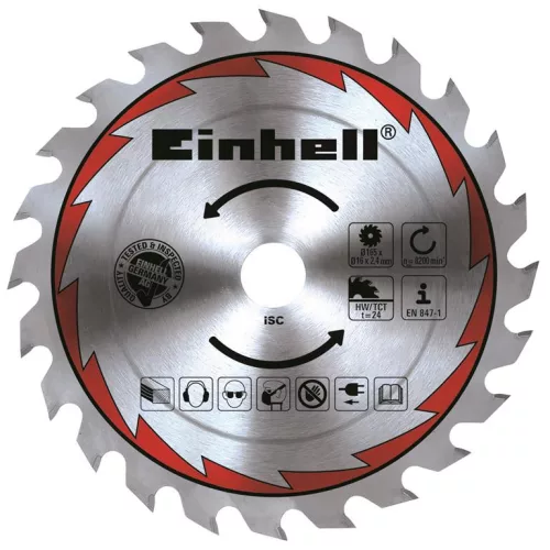 Einhell elektromos kézi körfűrész 1200 W TE-CS 165