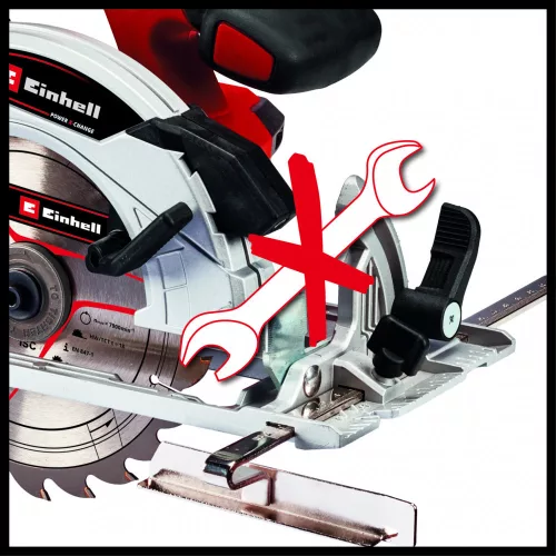 Einhell akkus kézi körfűrész 18 V TE-CS 18/165-1 Li-Solo Akku és töltő nélkül