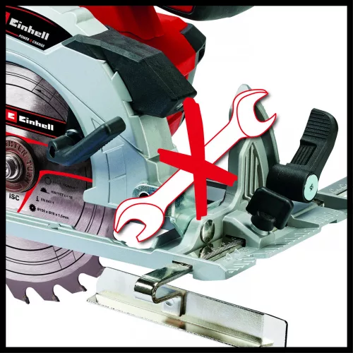 Einhell akkus kézi körfűrész 18 V TE-CS 18/150 Li - Solo Akku és töltő nélkül