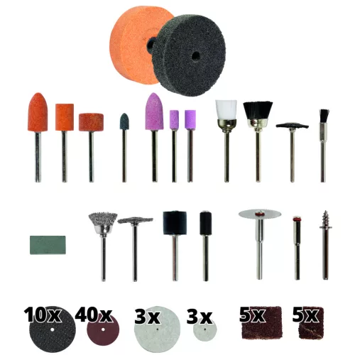 Einhell kétkorongos köszörű gravírozó készlettel 150 W TC-XG 75 Kit
