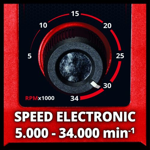 Einhell akkus csiszoló/gravírozógép tartozékokkal 18 V TE-MT 18/34 Li - Solo Akku és töltő nélkül