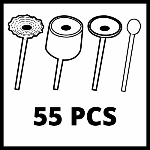 Einhell akkus csiszoló/gravírozógép tartozékokkal 18 V TE-MT 18/34 Li - Solo Akku és töltő nélkül