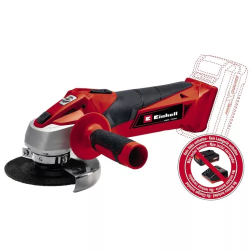 Einhell akkus sarokcsiszoló 18 V TC-AG 18/115 Li - Solo Akku és töltő nélkül