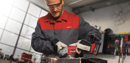 Einhell akkus sarokcsiszoló 18 V AXXIO 18/115 Q - Solo Akku és töltő nélkül