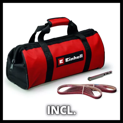 Einhell akkus csiszolószalagos gép 18 V TE-BF 18 Li-solo Akku és töltő nélkül Kofferben