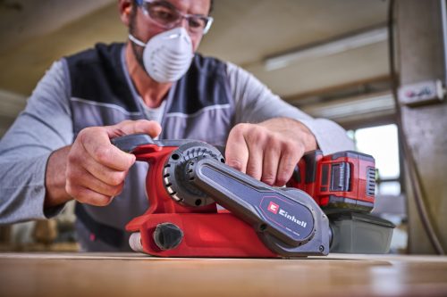 Einhell akkus szalagcsiszoló 18 V TP-BS 18/457 Li BL - Solo Akku és töltő nélkül