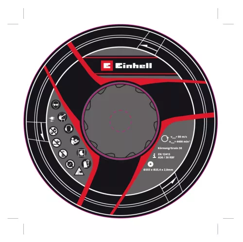 Einhell elektromos körfűrész 2200 W TC-MC 355/1