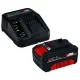 Einhell akku 4 Ah, töltővel Power X-Change Starter-Kit