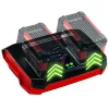 Einhell akku 2x gyorstöltővel 18 V 2x4 Ah Power X-Change & Twincharger Kit