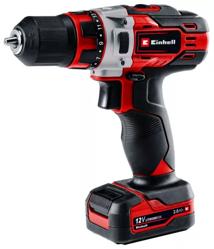 Einhell akkus fúró-csavarozó 12 V TE-CD 12/1 Li 2 Ah akkuval és töltővel