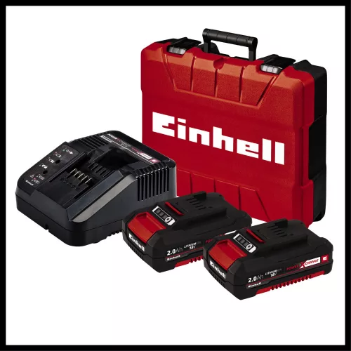 Einhell akkus ütvefúró-csavarozó 18 V TE-CD 18/50 Li-i BL 2x2Ah akkuval és töltővel Kofferben