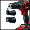Einhell akkus fúró-csavarozó 18V fúró és bit készlettel TE-CD 18/45 3X-Li 2Ah Akku+töltő kofferben