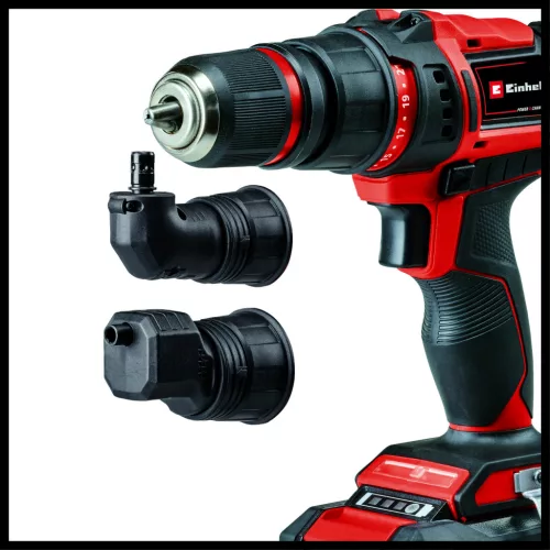 Einhell akkus fúró-csavarozó 18V fúró és bit készlettel TE-CD 18/45 3X-Li 2Ah Akku+töltő kofferben