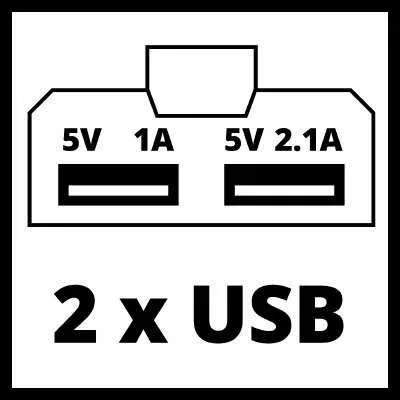 Einhell USB-akku adapter 18 V TE-CP 18 Li USB Solo Akku és töltő nélkül