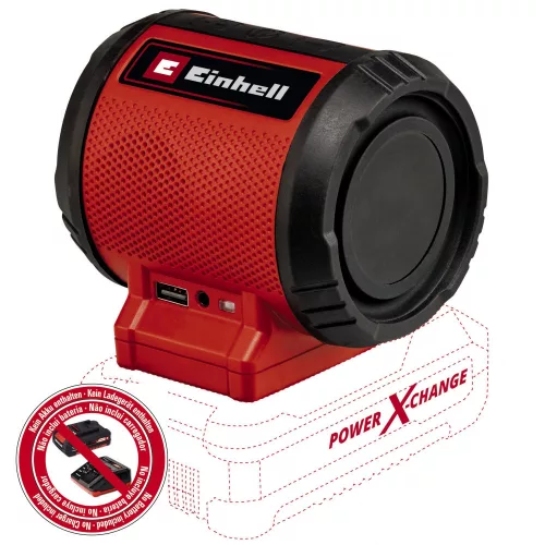 Einhell akkus hangszóró 18 V TC-SR 18 Li - Solo Akku és töltő nélkül