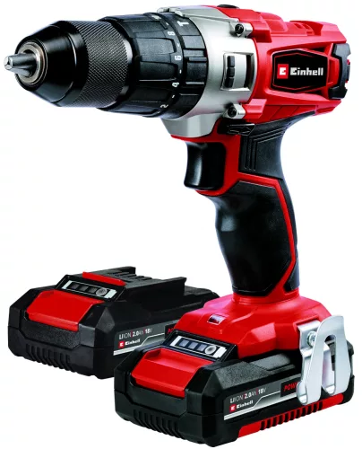 Einhell akkus ütvefúró-csavarozó fúró-bit készlettel 18V TE-CD 18/2 Li-i 2x2Ah akku+töltő kofferben