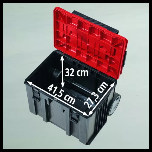 Einhell rendszerező koffer kerekekkel 444x355x406 E-Case L