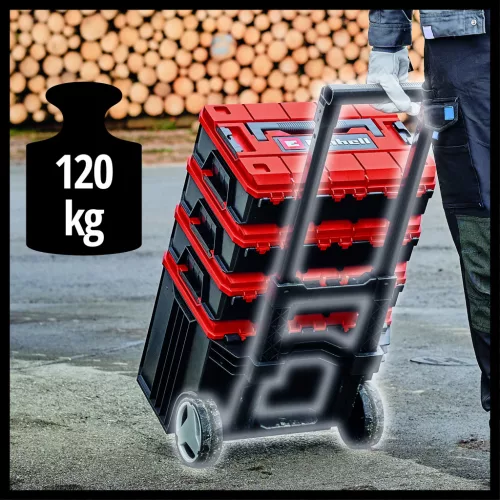 Einhell rendszerező koffer kerekekkel E-Case Tower