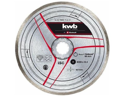 Einhell gyémánt vágókorong 200x25,4x2,4 mm