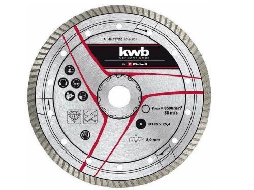 Einhell gyémánt vágókorong 180x25,4x2,6 mm turbo