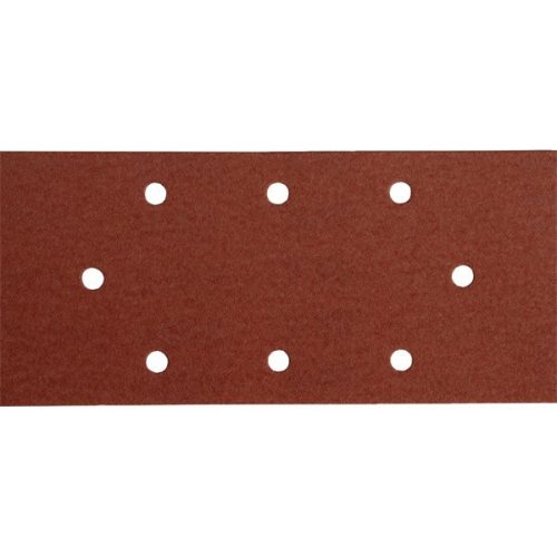 Extol Premium csiszolópapír, tépőzáras, 93×190 mm, 8 lyuk, P40, 10db/cs, 407112/407113/407115-höz