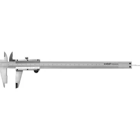 Extol Premium tolómérő INOX (mélységmérővel) 0,05×200mm