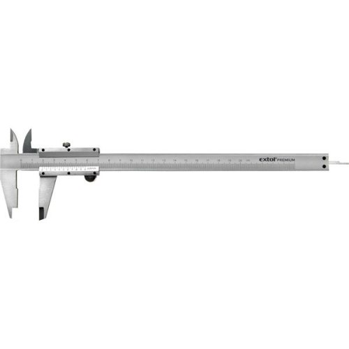 Extol Premium tolómérő INOX (mélységmérővel) 0,05×200mm