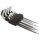 Extol Premium torx kulcs készlet, CV. 9db, lyukas, T10,15,20,25,27,30,40,45,50, bliszteren