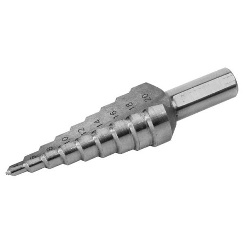Extol Premium lépcsős fémfúró HSS, 9 lépcsős (4-20mm, 2mm lépcsők)