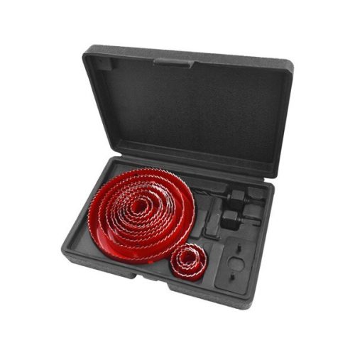 Extol Premium körkivágó készlet, 17 db-os, (19-22-25-32-38-44-51- 60-67-73-82-102-127mm)