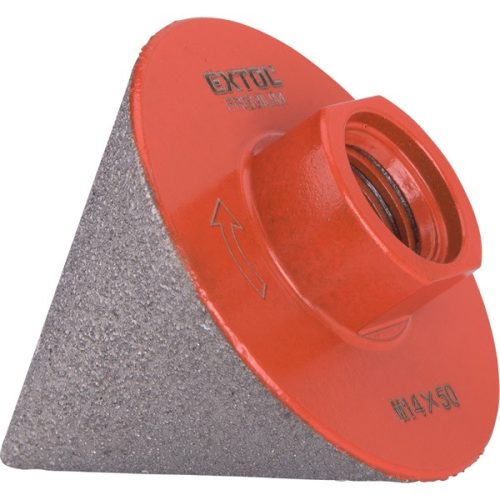 Extol Premium kúpos lyukmaró, csempére, gyémánt bevonat 50mm × M14, sarokcsiszolóra