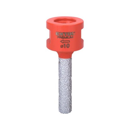 Extol Premium lyukmaró (lyuktágító/ujjmaró) kerámiára és csempére, gyémánt vágóél 10mm × M14