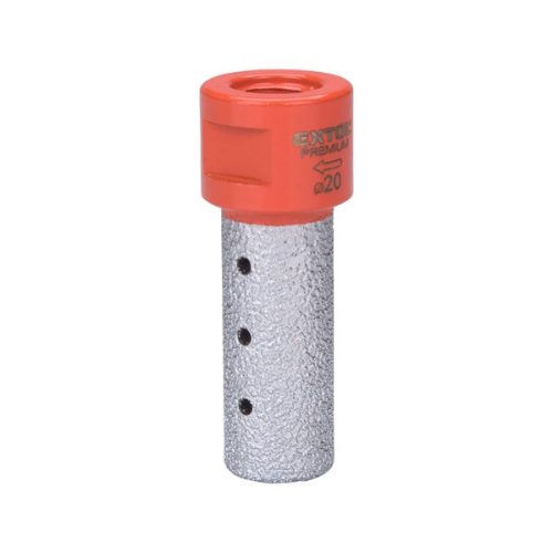 Extol Premium lyukmaró (lyuktágító/ujjmaró) kerámiára és csempére, gyémánt vágóél 20mm × M14
