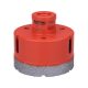 Extol Premium körkivágó csempére, gyémánt vágóél 65mm × M14, sarokcsiszolóba fogható