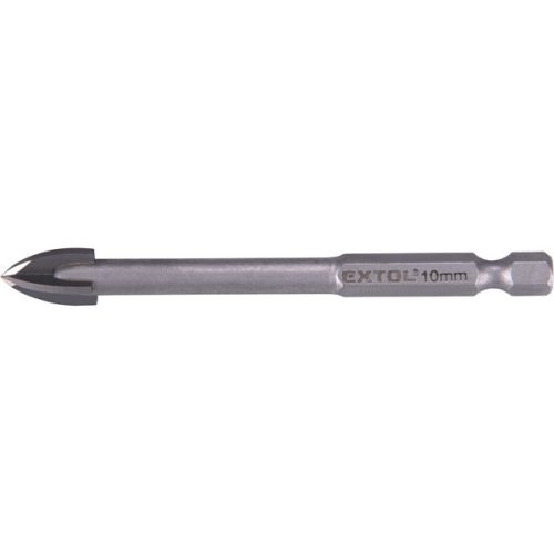 Extol Premium fúró üvegre, kerámiára és csempére, keményfém lapkás 8×85mm, 1/4" hatszög befogás