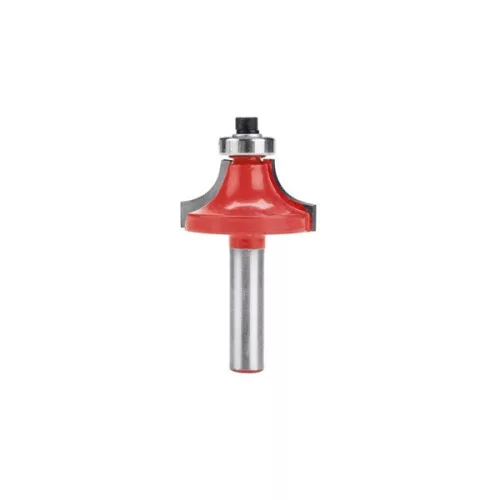 Extol Premium felsőmaró fára, lekerekítő, csapágy, R12,7×D38,1×H19, befogás: 8mm, keményfém lapkás