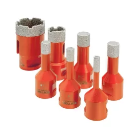 Extol Premium körkivágó csempére 7 db, gyémánt vágóél 6-35mm × M14, sarokcsiszolóba fogható