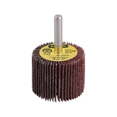 Extol Premium lamellás csiszoló, csapos, 6 mm befogás, Alu-Oxid, 40×30mm P40