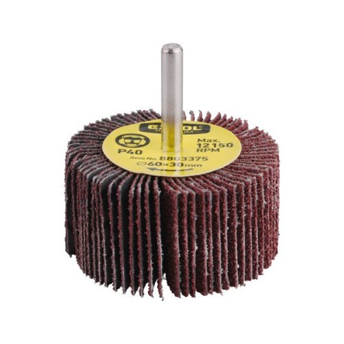 Extol Premium lamellás csiszoló, csapos, 6 mm befogás, Alu-Oxid, 60×30mm P120
